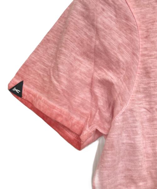 Denham（デンハム）Denham (デンハム) プリントTシャツ ピンク サイズ:XSの古着・服飾アイテム