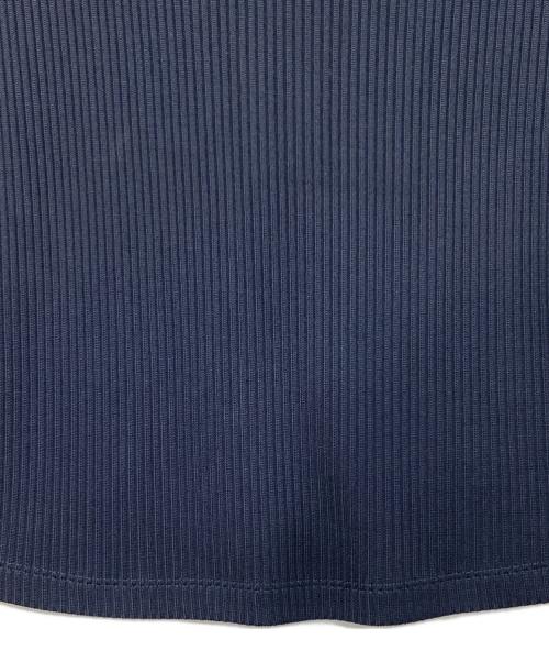 3.1 phillip lim（スリーワンフィリップリム）3.1 phillip lim (スリーワンフィリップリム) パールリブカットソー ネイビー サイズ:Sの古着・服飾アイテム