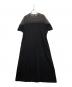AKIRA NAKA（アキラナカ）の古着「シアードット切替ワンピース」｜ブラック