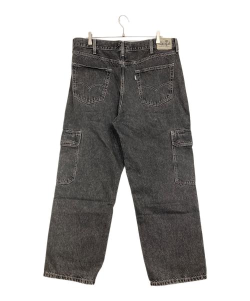 LEVIS SILVERTAB（リーバイス）LEVIS SILVERTAB (リーバイス) LOOSE デニムカーゴパンツ グレー サイズ:W40 L30の古着・服飾アイテム
