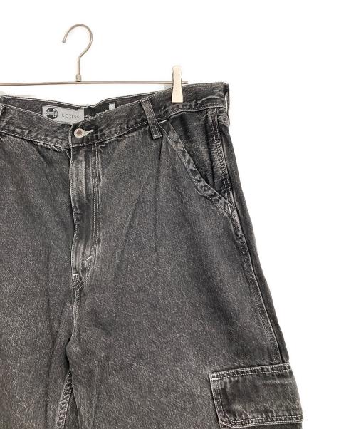 LEVIS SILVERTAB（リーバイス）LEVIS SILVERTAB (リーバイス) LOOSE デニムカーゴパンツ グレー サイズ:W40 L30の古着・服飾アイテム