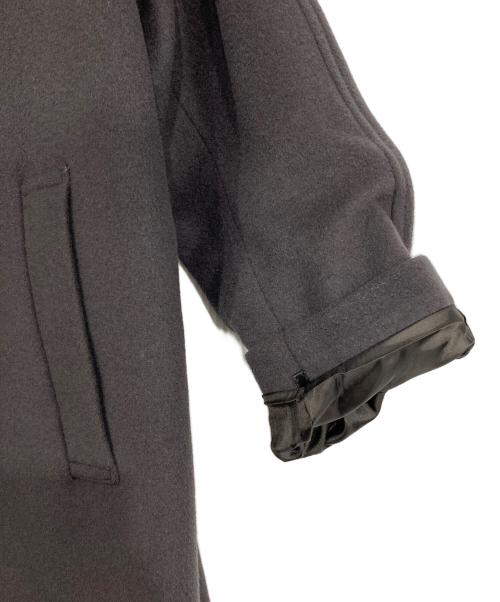 JOURNAL STANDARD（ジャーナルスタンダード）JOURNAL STANDARD (ジャーナルスタンダード) スーパー140ビーバーノーカラーコート ブラウン サイズ:XSの古着・服飾アイテム