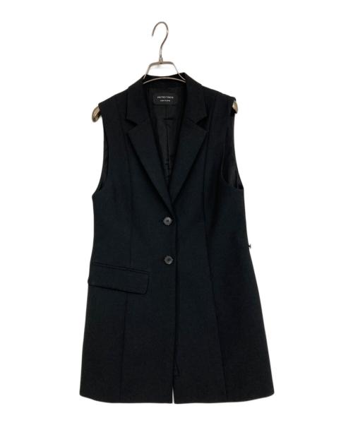 UNITED TOKYO（ユナイテッドトーキョー）UNITED TOKYO (ユナイテッドトーキョー) ベストレイヤードノースリーブジャケット ブラック サイズ:Fの古着・服飾アイテム