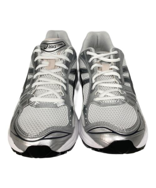 asics（アシックス）asics (アシックス) GEL-KAYANO 14 ホワイト×シルバー サイズ:UK8の古着・服飾アイテム