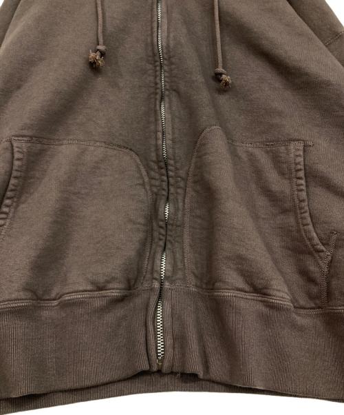 BOWWOW（バウワウ）BOWWOW (バウワウ) ジップパーカー ブラウン サイズ:Mの古着・服飾アイテム