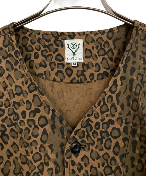 South2 West8（サウスツー ウエストエイト）south2 west8 (サウスツー ウエストエイト) レオパード柄ジャケット ブラウン サイズ:Ｍの古着・服飾アイテム