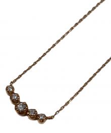 canal4℃（カナルヨンドシー）の古着「K10 5連ストーンネックレス」