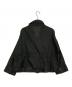 MACPHEE (マカフィー) コットンリネンパナマクロス ネックギャザージャケット ブラック サイズ:36：4000円
