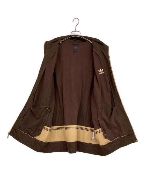 adidas（アディダス）adidas (アディダス) トラックジャケット ブラウン サイズ:2XLの古着・服飾アイテム