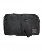 PORTERポーター）の古着「タンカーウエストバッグ」｜ブラック