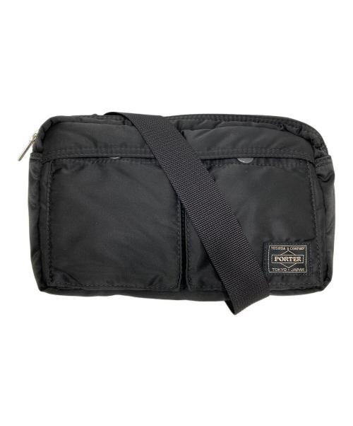 PORTER（ポーター）PORTER (ポーター) タンカーウエストバッグ ブラックの古着・服飾アイテム