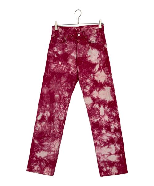LEVI'S（リーバイス）LEVI'S (リーバイス) 90’sタイダイデニムパンツ ピンク サイズ:W31 L32の古着・服飾アイテム