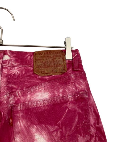 LEVI'S（リーバイス）LEVI'S (リーバイス) 90’sタイダイデニムパンツ ピンク サイズ:W31 L32の古着・服飾アイテム