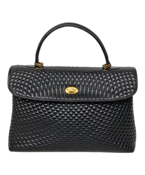 BALLY（バリー）BALLY (バリー) キルティングハンドバッグ ブラックの古着・服飾アイテム