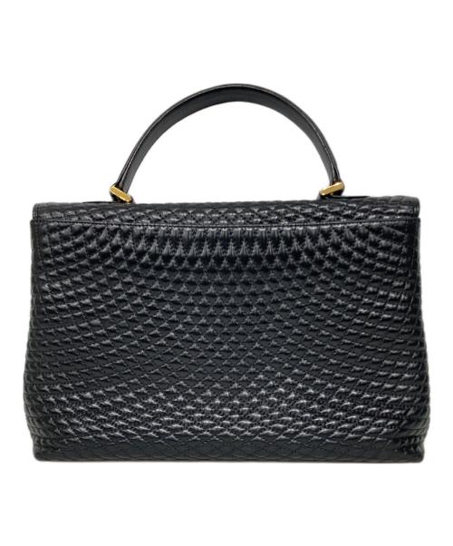 BALLY（バリー）BALLY (バリー) キルティングハンドバッグ ブラックの古着・服飾アイテム