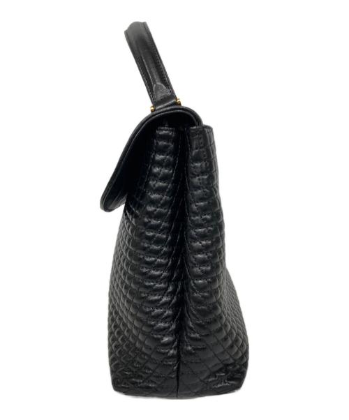 BALLY（バリー）BALLY (バリー) キルティングハンドバッグ ブラックの古着・服飾アイテム