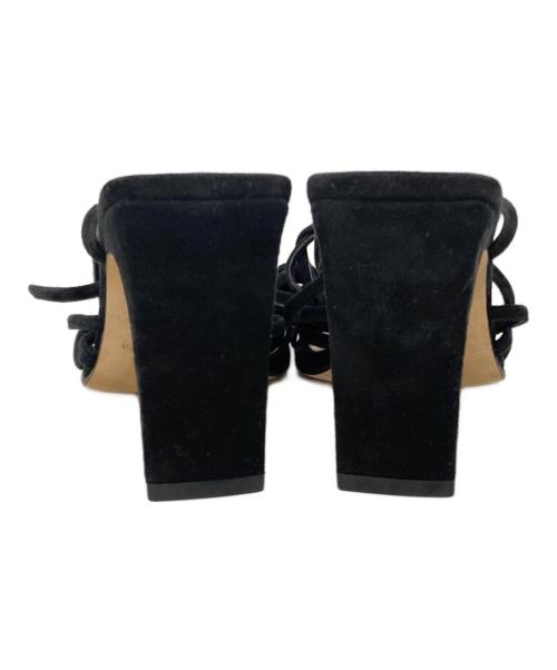 sergio rossi（セルジオロッシ）sergio rossi (セルジオロッシ) 編上げサンダル ブラック サイズ:36の古着・服飾アイテム