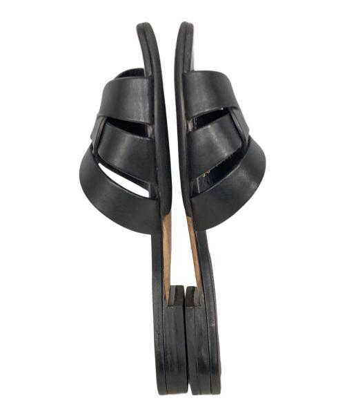 Saint Laurent Paris（サンローランパリ）Saint Laurent Paris (サンローランパリ) トリビュートフラットサンダル ブラック サイズ:36の古着・服飾アイテム