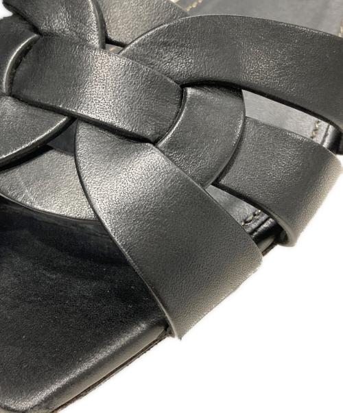 Saint Laurent Paris（サンローランパリ）Saint Laurent Paris (サンローランパリ) トリビュートフラットサンダル ブラック サイズ:36の古着・服飾アイテム