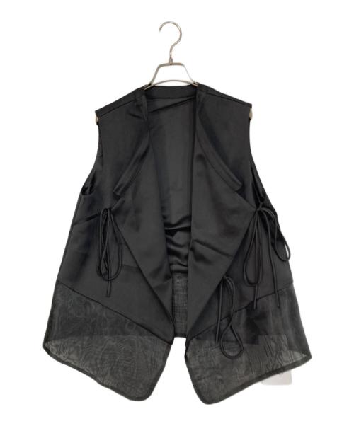 ANDREA&Co.（アンドレアアンドコー）ANDREA&Co. (アンドレアアンドコー) 異素材MIXテックベスト ブラック サイズ:SIZE Fの古着・服飾アイテム