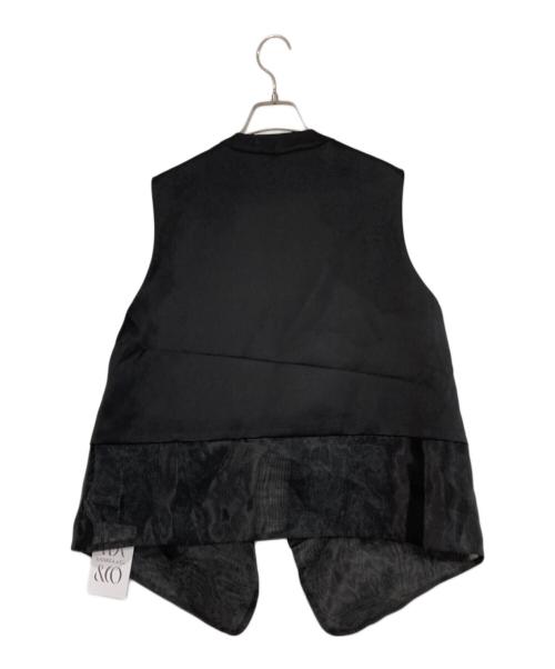 ANDREA&Co.（アンドレアアンドコー）ANDREA&Co. (アンドレアアンドコー) 異素材MIXテックベスト ブラック サイズ:SIZE Fの古着・服飾アイテム