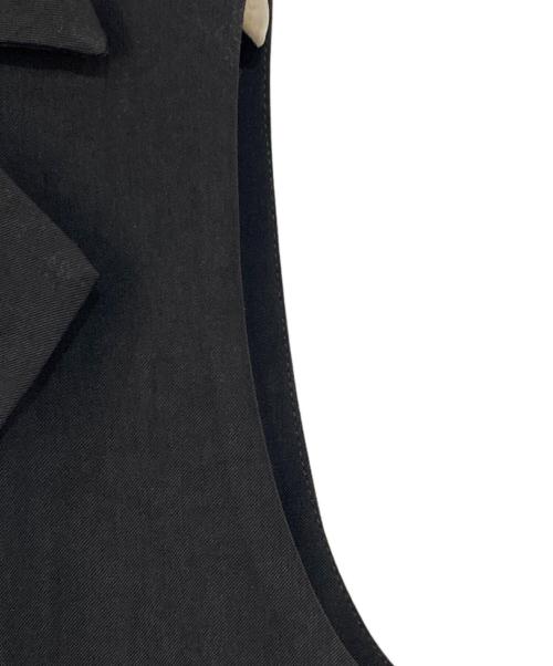 ANDREA&Co.（アンドレアアンドコー）ANDREA&Co. (アンドレアアンドコー) チュールコンビテーラードベスト ブラック サイズ:SIZE Fの古着・服飾アイテム