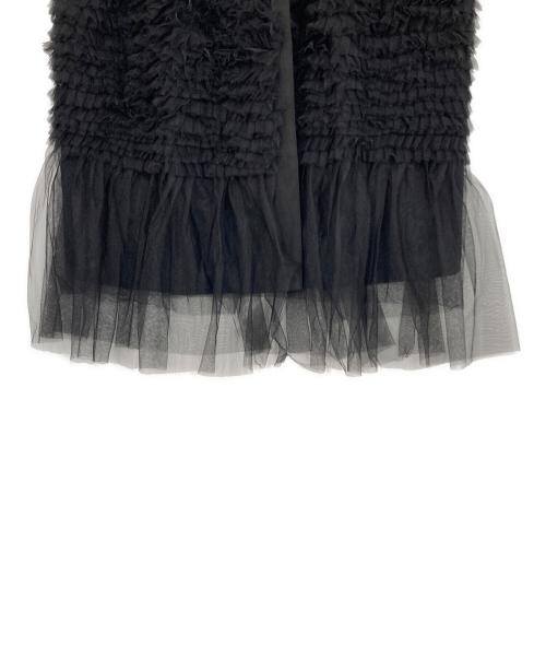 ANDREA&Co.（アンドレアアンドコー）ANDREA&Co. (アンドレアアンドコー) チュールコンビテーラードベスト ブラック サイズ:SIZE Fの古着・服飾アイテム