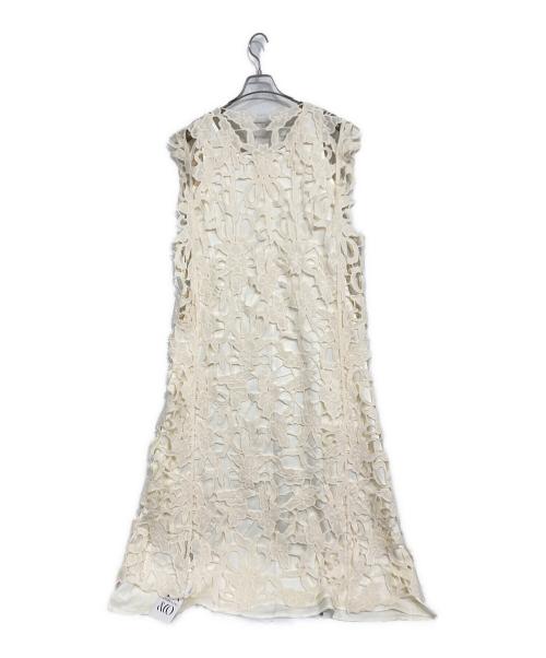 ANDREA&Co.（アンドレアアンドコー）ANDREA＆Co. (アンドレアアンドコー) レースレイヤードワンピース アイボリー サイズ:Fの古着・服飾アイテム