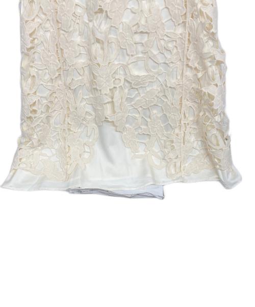 ANDREA&Co.（アンドレアアンドコー）ANDREA＆Co. (アンドレアアンドコー) レースレイヤードワンピース アイボリー サイズ:Fの古着・服飾アイテム