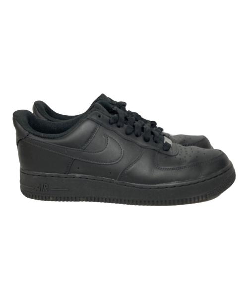 NIKE（ナイキ）NIKE (ナイキ) WMNS AIR FORCE 1 '07 ブラック サイズ:27.0の古着・服飾アイテム