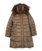 23区ニジュウサンク）の古着「シレータフタロングダウンコート」｜ブラウン