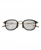 OLIVER PEOPLESオリバーピープルズ）の古着「伊達眼鏡」｜ブラック×ゴールド