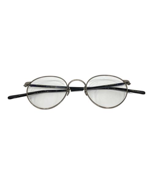 OLIVER PEOPLES（オリバーピープルズ）OLIVER PEOPLES (オリバーピープルズ) 伊達眼鏡 シルバー×ブラック サイズ:47□22-143の古着・服飾アイテム
