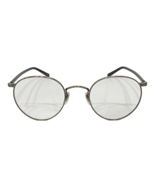 OLIVER PEOPLES（オリバーピープルズ）OLIVER PEOPLES (オリバーピープルズ) 伊達眼鏡 シルバー×ブラック サイズ:47□22-143の古着・服飾アイテム