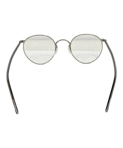 OLIVER PEOPLES（オリバーピープルズ）OLIVER PEOPLES (オリバーピープルズ) 伊達眼鏡 シルバー×ブラック サイズ:47□22-143の古着・服飾アイテム