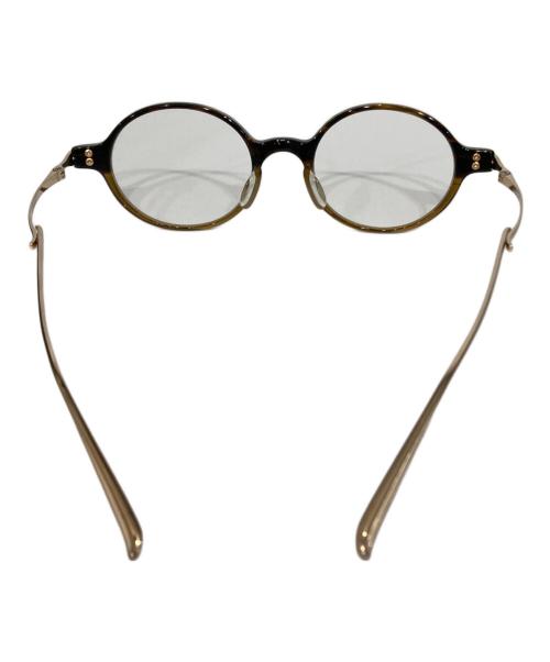 One/Three Compound Frame（ワンスリーコンパウンドフレーム）One/Three Compound Frame (ワンスリーコンパウンドフレーム) 伊達眼鏡 ブラウン サイズ:47 21-140の古着・服飾アイテム