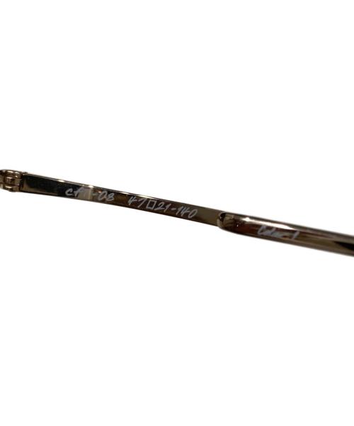 One/Three Compound Frame（ワンスリーコンパウンドフレーム）One/Three Compound Frame (ワンスリーコンパウンドフレーム) 伊達眼鏡 ブラウン サイズ:47 21-140の古着・服飾アイテム