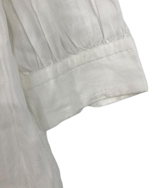 SCYE（サイ）SCYE (サイ) リネンピンタックシャツ ホワイト サイズ:40の古着・服飾アイテム