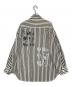 FRAMeWORK (フレームワーク) LEVIPATA (リーバイパタ) ストライプシャツ ホワイト×グレー サイズ:記載なし：10000円