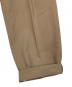 中古・古着 ATON (エイトン) COTTON GABARDINE | TUCKED BELT PANTS ベージュ サイズ:02：6000円