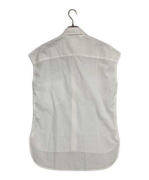 MADISON BLUE（マディソンブルー）MADISON BLUE (マディソンブルー) SLEEVELESS J.BRADLEY SHIRT ホワイト サイズ:00の古着・服飾アイテム