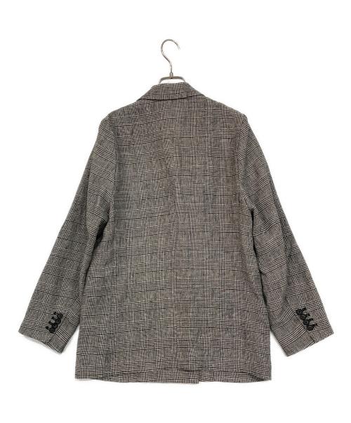 Curensology（カレンソロジー）Curensology (カレンソロジー) グレンチェックカラミジャケット グレー サイズ:Fの古着・服飾アイテム