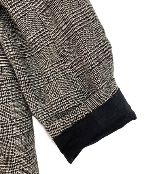 Curensology（カレンソロジー）Curensology (カレンソロジー) グレンチェックカラミジャケット グレー サイズ:Fの古着・服飾アイテム