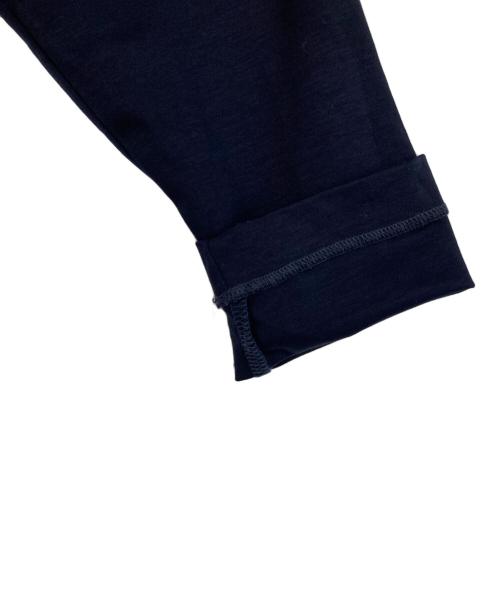 BEARDSLEY（ビアズリー）BEARDSLEY (ビアズリー) コットンポンチ裾ギャザーワンピース ネイビー サイズ:Fの古着・服飾アイテム