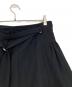 中古・古着 yohji yamamoto+noir (ヨウジヤマモトプリュスノアール) ラップウールミニスカート ブラック サイズ:1：4000円