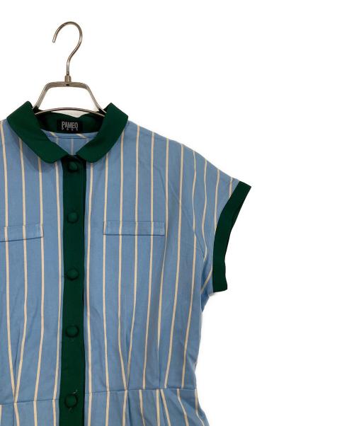 PAMEO POSE（パメオポーズ）PAMEO POSE (パメオポーズ) ワンピース ブルー サイズ:SIZE Mの古着・服飾アイテム