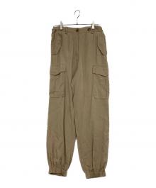 Plage（プラージュ）の古着「ミリタリーイージーパンツ」｜ベージュ