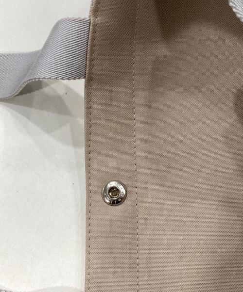 Herve Chapelier（エルベシャプリエ）Herve Chapelier (エルベシャプリエ) コーテッドキャンバススクエアトートA4サイズ(ML) マスティック×シルバーの古着・服飾アイテム