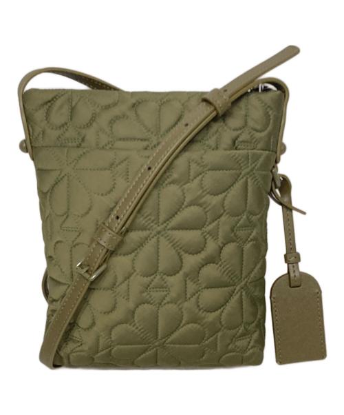 Kate Spade（ケイトスペード）Kate Spade (ケイトスペード) ティリー キルテッド スモール クロスボディ カーキの古着・服飾アイテム