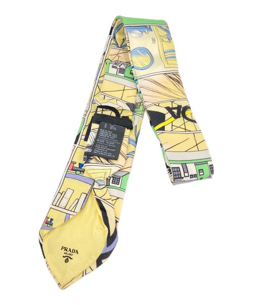 PRADA（プラダ）PRADA (プラダ) シルクネクタイ イエロー サイズ:-の古着・服飾アイテム